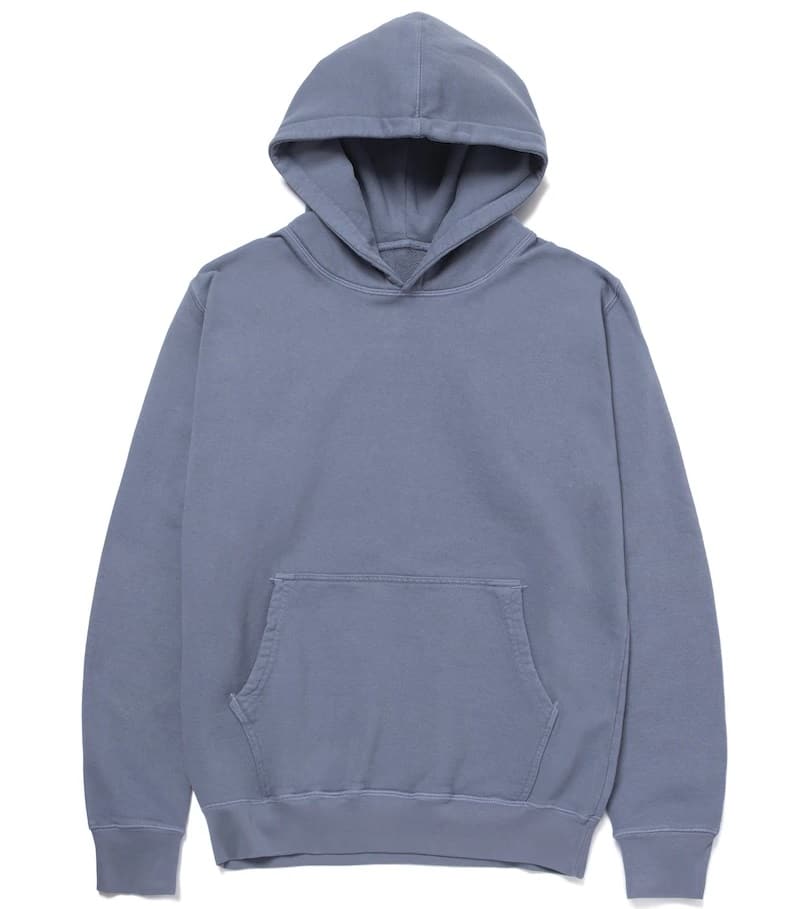 The Standard Issue Tees Standard Hoody in charcoal forest.