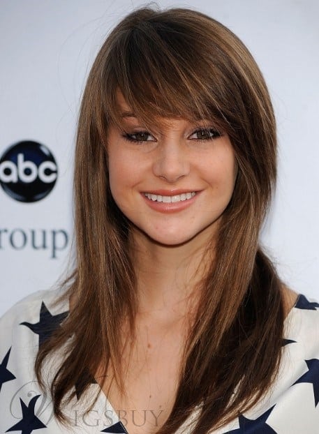 Long Straight Remy Hair Capless Wigs 16 Inches from WigsBuy.