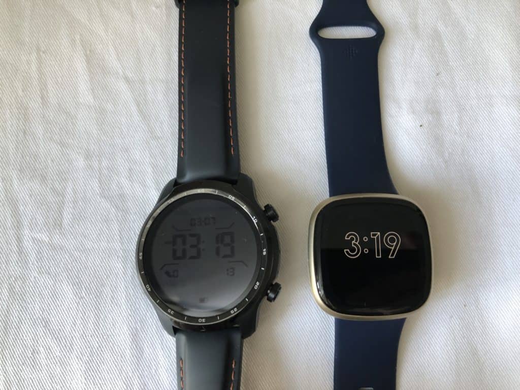 ticwatch pro 3 vs fitbit versa 3