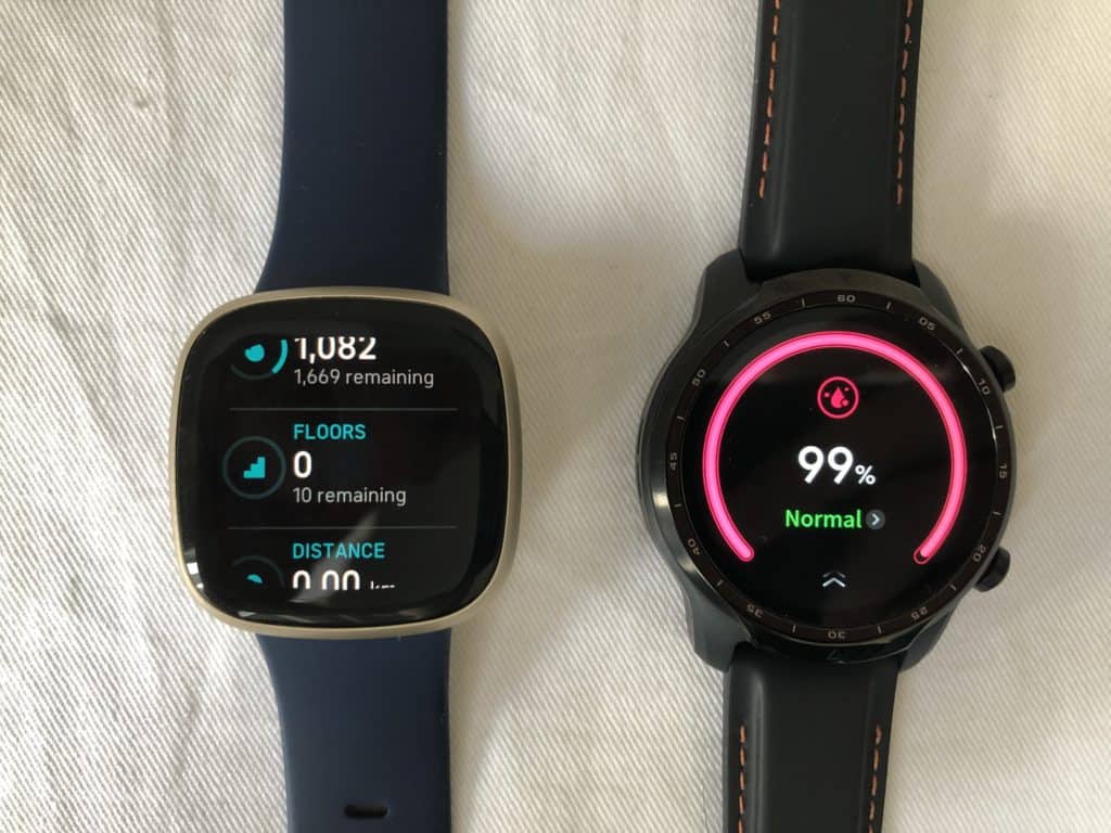 ticwatch pro 3 vs fitbit versa 3