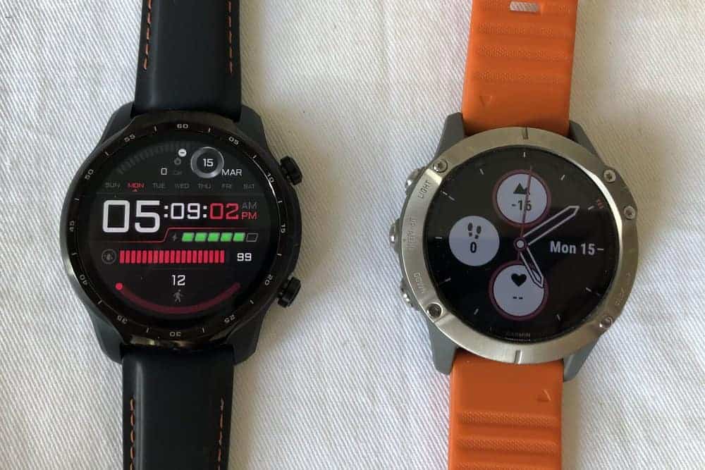 ticwatch pro 3 vs garmin fenix 6 