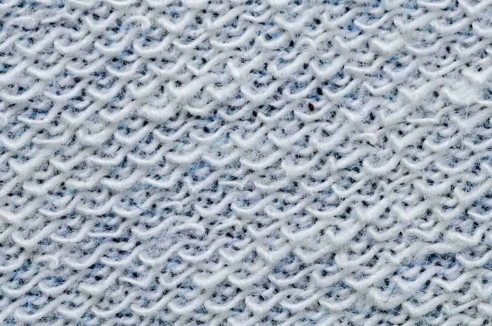 This is a close look at a French Terry fabric.