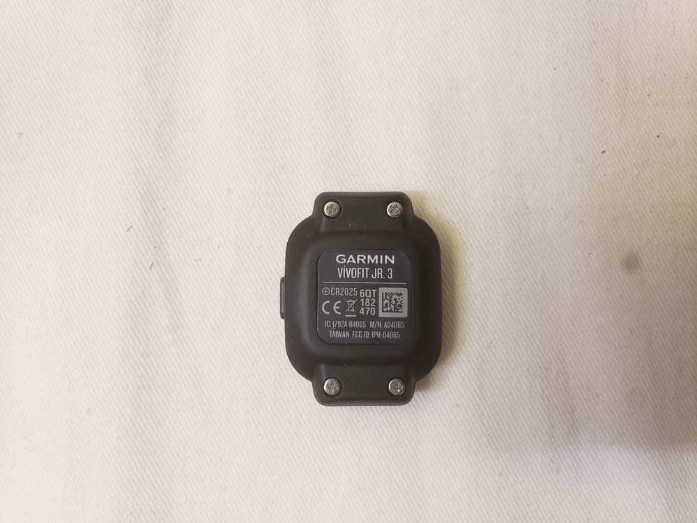 garmin vivofit jr 3 back