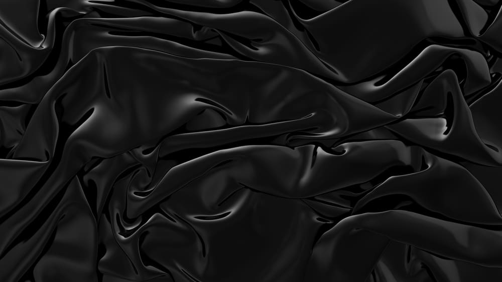 This is a close look at a black Latex fabric.