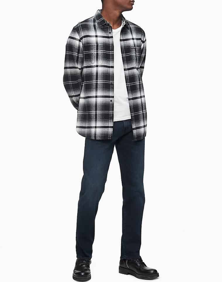 The Straight Fit Boston Blue Jeans from Calvin Klein.