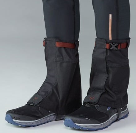 This is the REI Co-op Backpacker Low Gaiters.