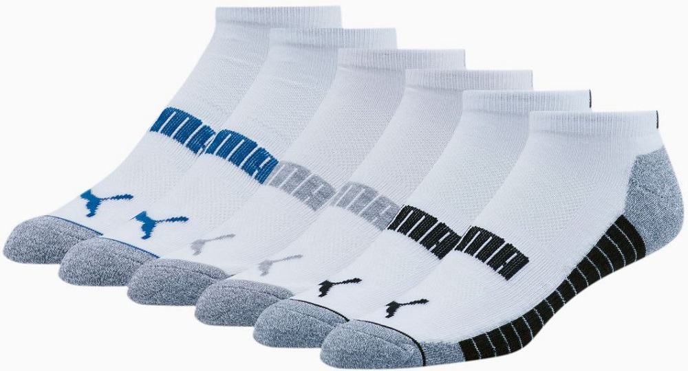 The Wordmark 1/2 Terry Men’s Low Cut Socks from Puma.