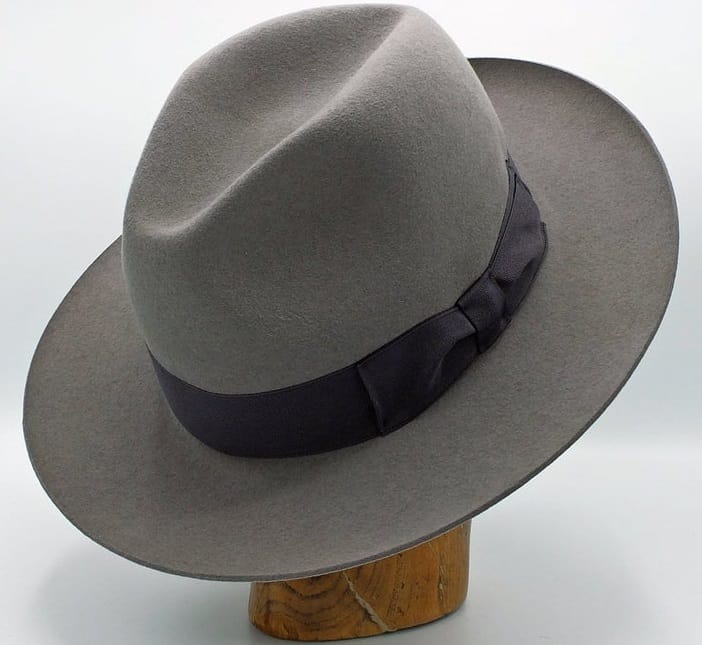 The FEDORA Wool or Fur Felt Custom Handmade from Etsy.