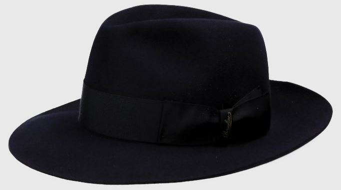 This is the Borsalino Felt Alessandria Wide Brim in black.