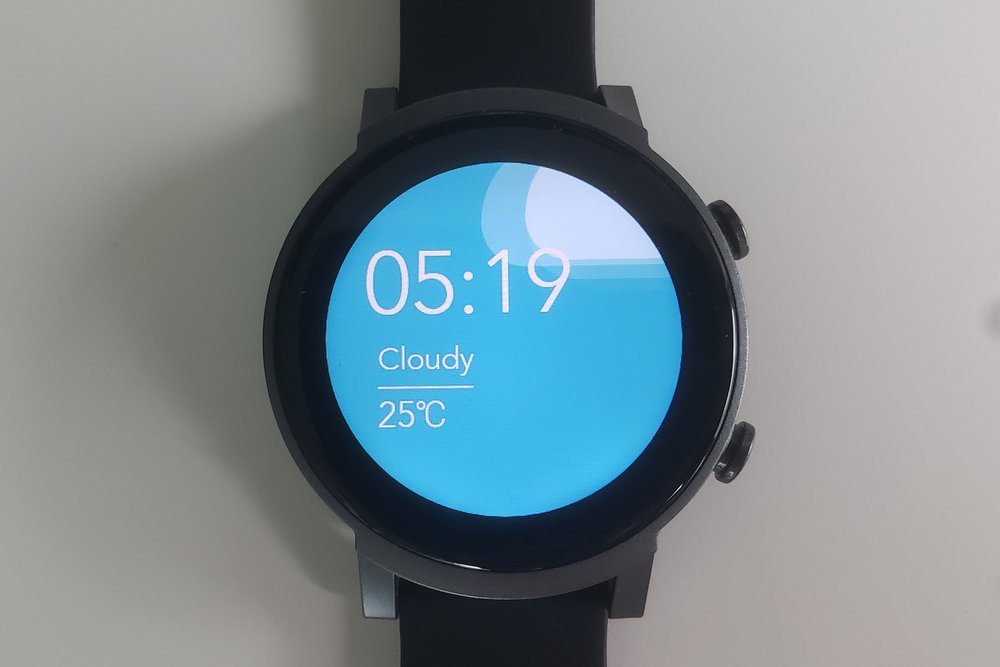 ticwatch e3 watch face