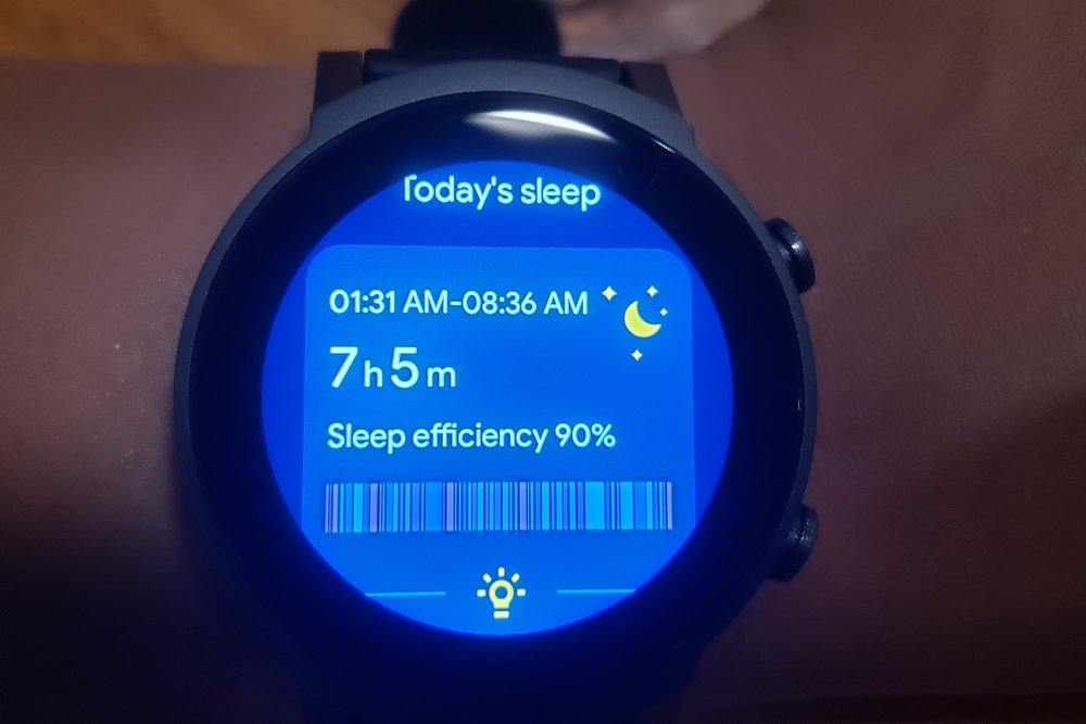 ticwatch e3 sleep