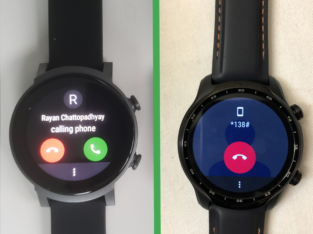 ticwatch e3 vs ticwatch pro 3 calls