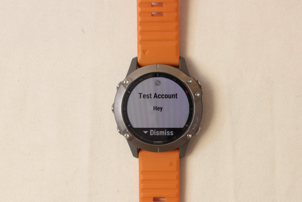 garmin fenix 6 messaging