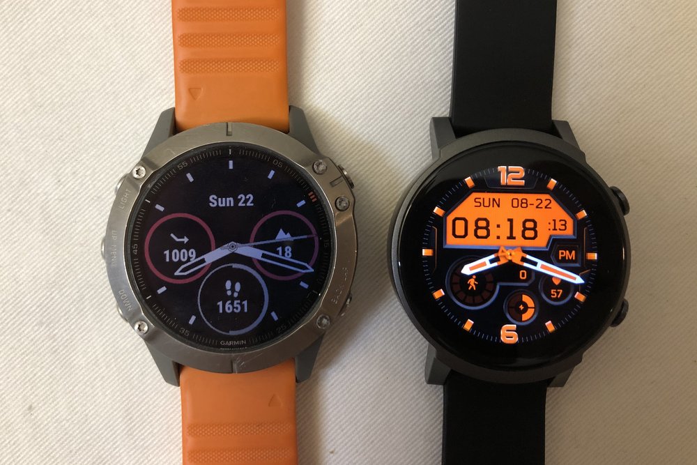garmin fenix 6 vs ticwatch e3