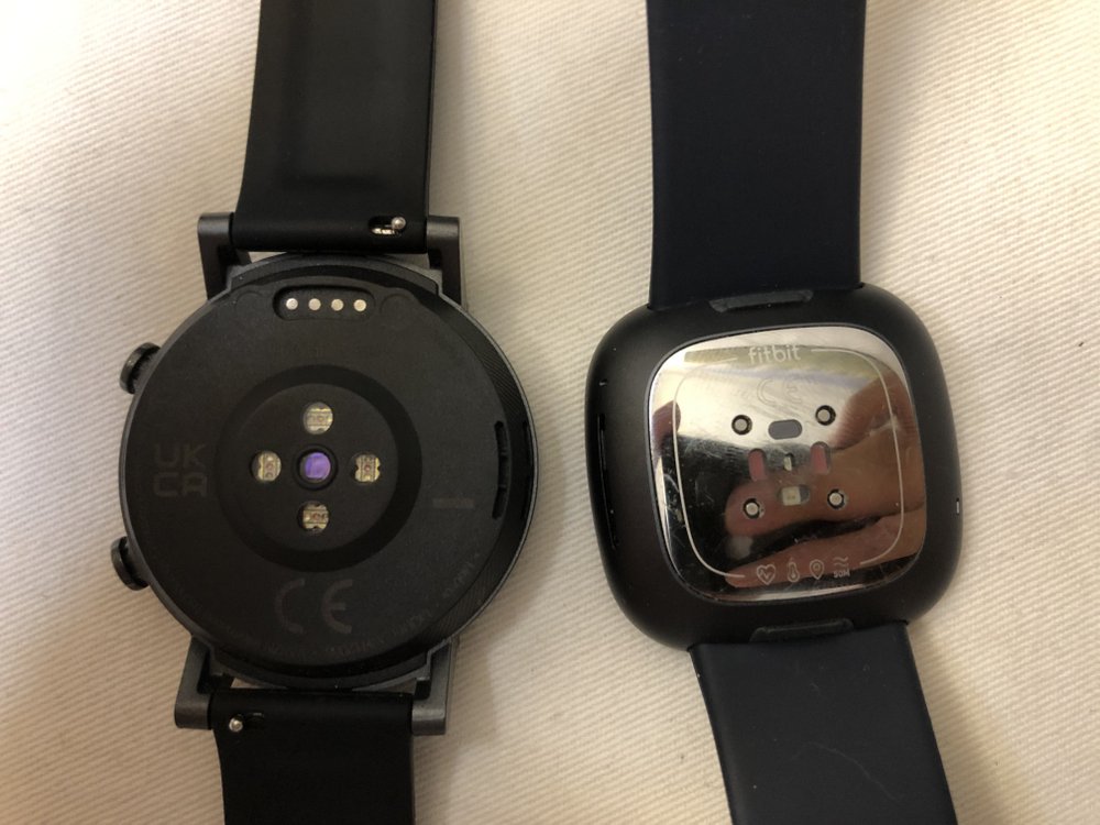 ticwatch e3 vs fitbit sense