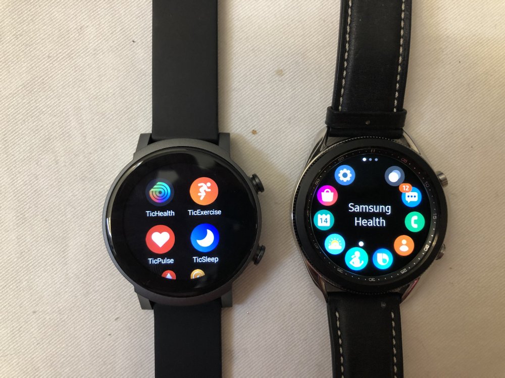 ticwatch e3 vs samsung galaxy watch 3