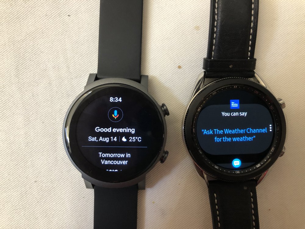 ticwatch e3 vs samsung galaxy watch 3
