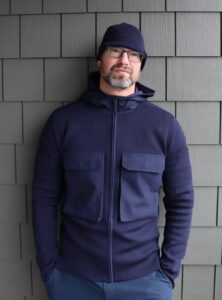 Wearing Elgin Knit Hoodie by Canada Goose