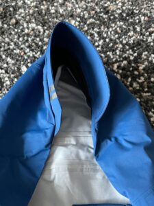 Hood viser on Canada Goose Rain Jacket