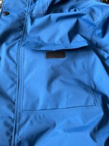 Front velcro pocket Canada Goose rain jacket